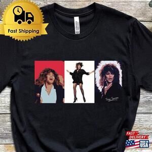 Tina Turner Portrate Tee Musical Queen Of Rock T-Shirt Unisex